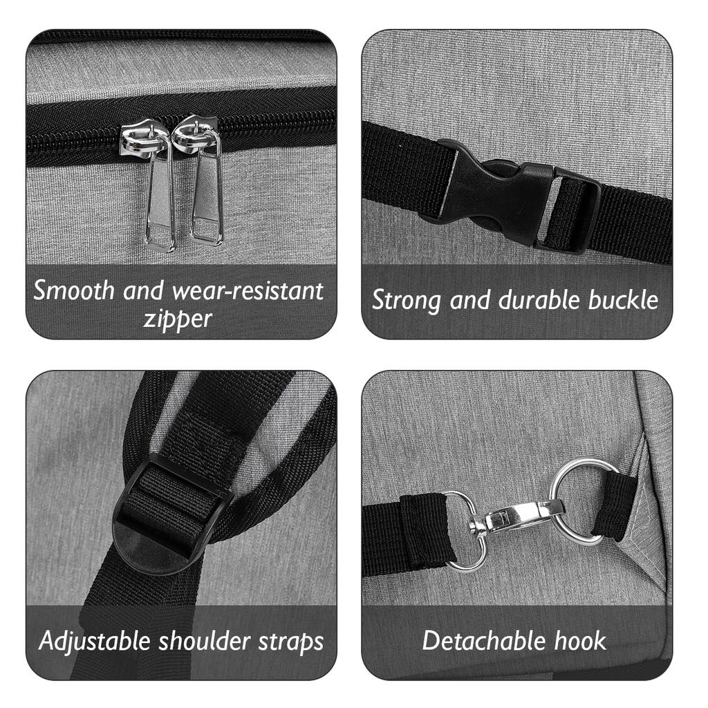 Wheeled Pet Carrier Backpack Travel Carrier for Puppy Dogs Cats Removable Rolling Wheels Mesh Ventilation Window Storage Pockets