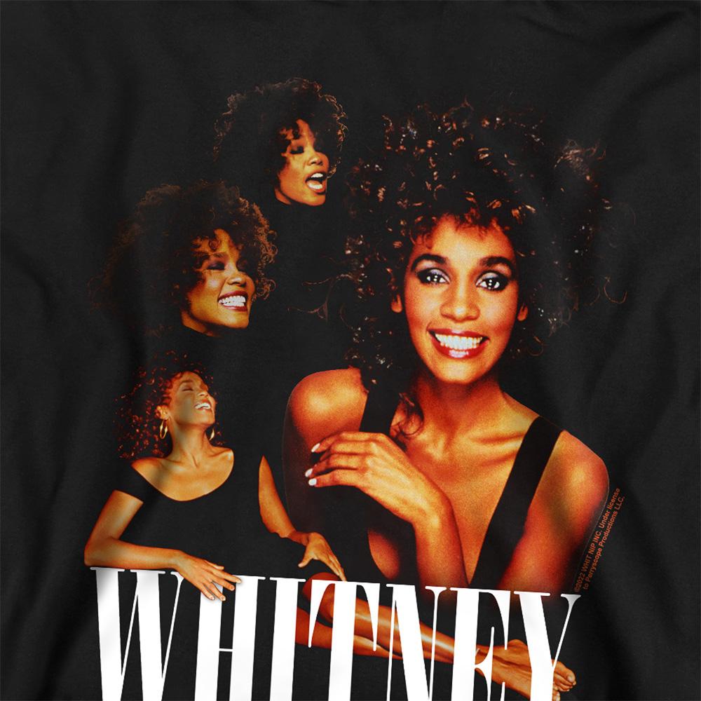 Whitney Houston Childrens/Kids Sing It Collage Heather Pullover Hoodie