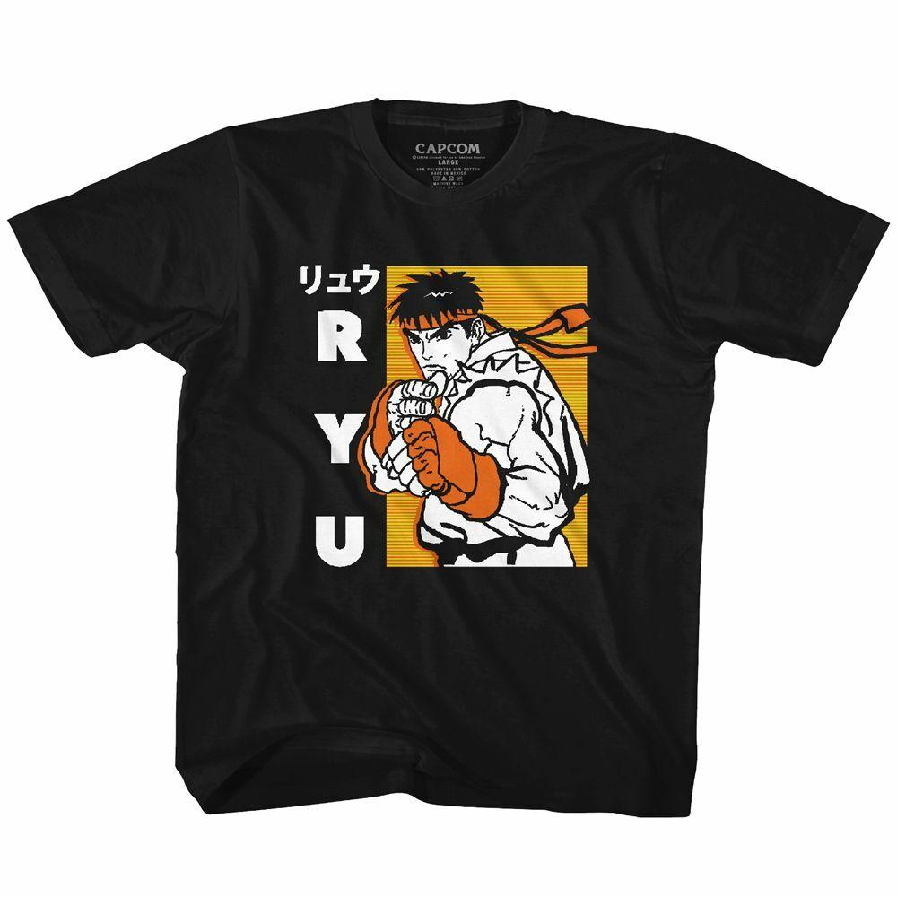 Street Fighter Ryu Black Toddler T-Shirt Unisex T-Shirt
