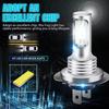 2pcs LED High-Brightness Car Driving Light Mini Bulb Light 1000LM Headlamp Auto 80W Taillight Accessories Fog Car O5Y7