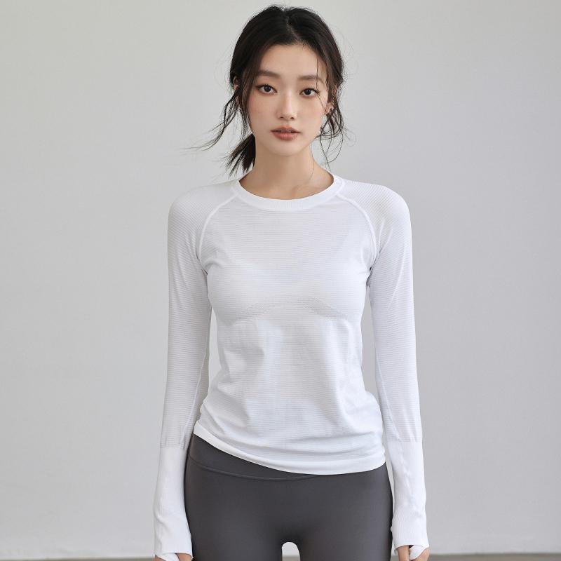 Lulu Slim Fit Women's High-Stretch Long Sleeve Yoga Top for Pilates, Running & Fitness