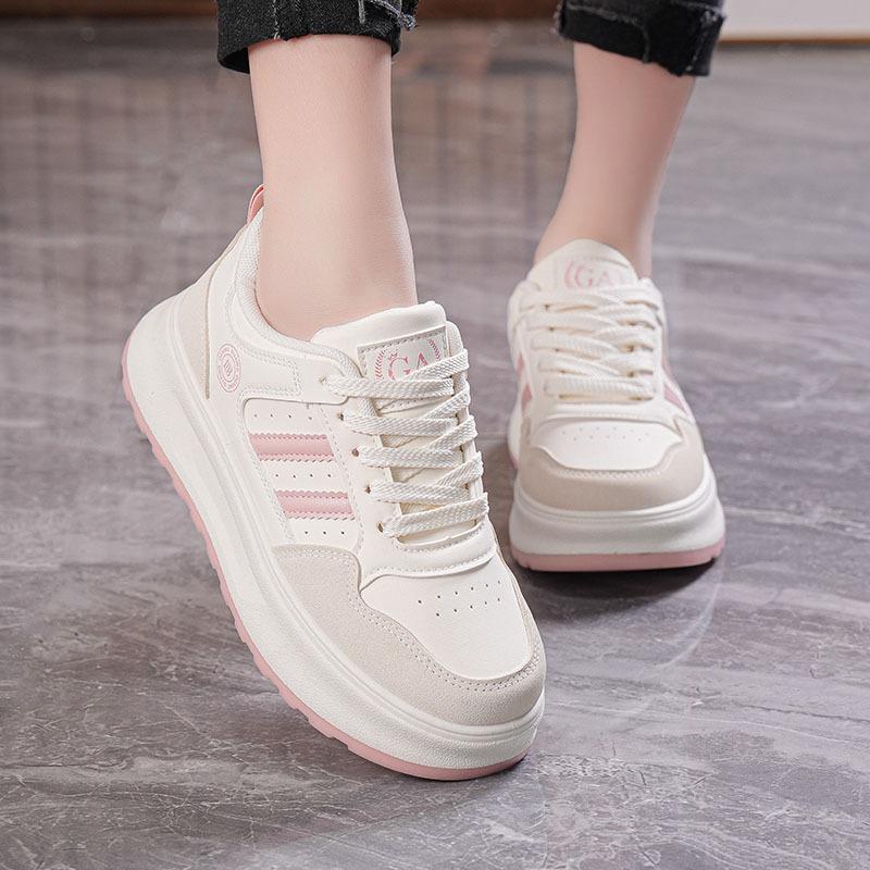 Spring new ins student platform heightening sports board shoes casual street shot Q
