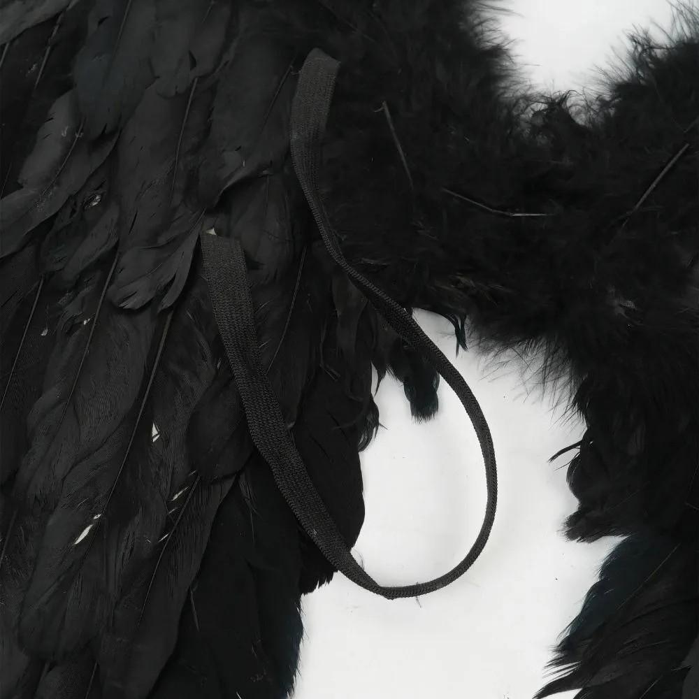 Large Devil Feather Wing Solid Color Halloween Wing Temperament Angel Feather Wing Children