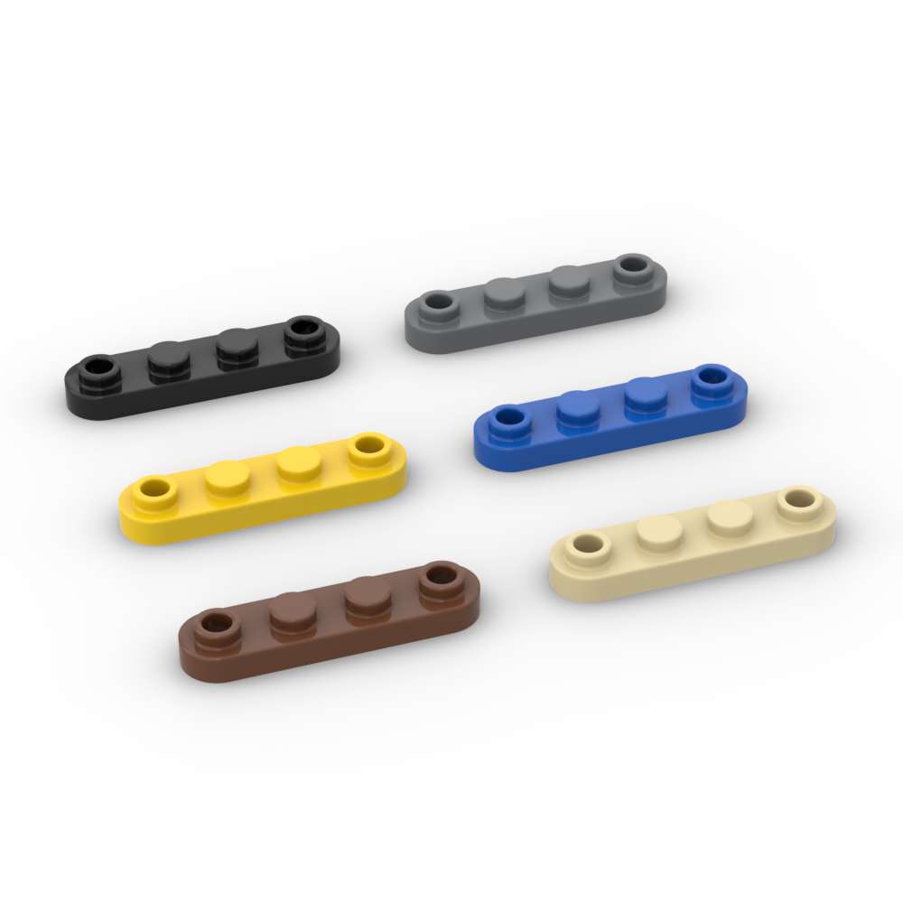 

MOC 10PCS 77845 Round 1x4 Board Construction Blocks Package Round Featuring 2 Open Studs Bricks Particle Instructive DIY Toy Children Gifts