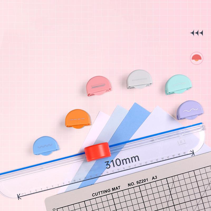 Arbitrary Positioning Of A4 Paper Cutter Multi-Function Portable Paper Cutter Curve Dotted Line