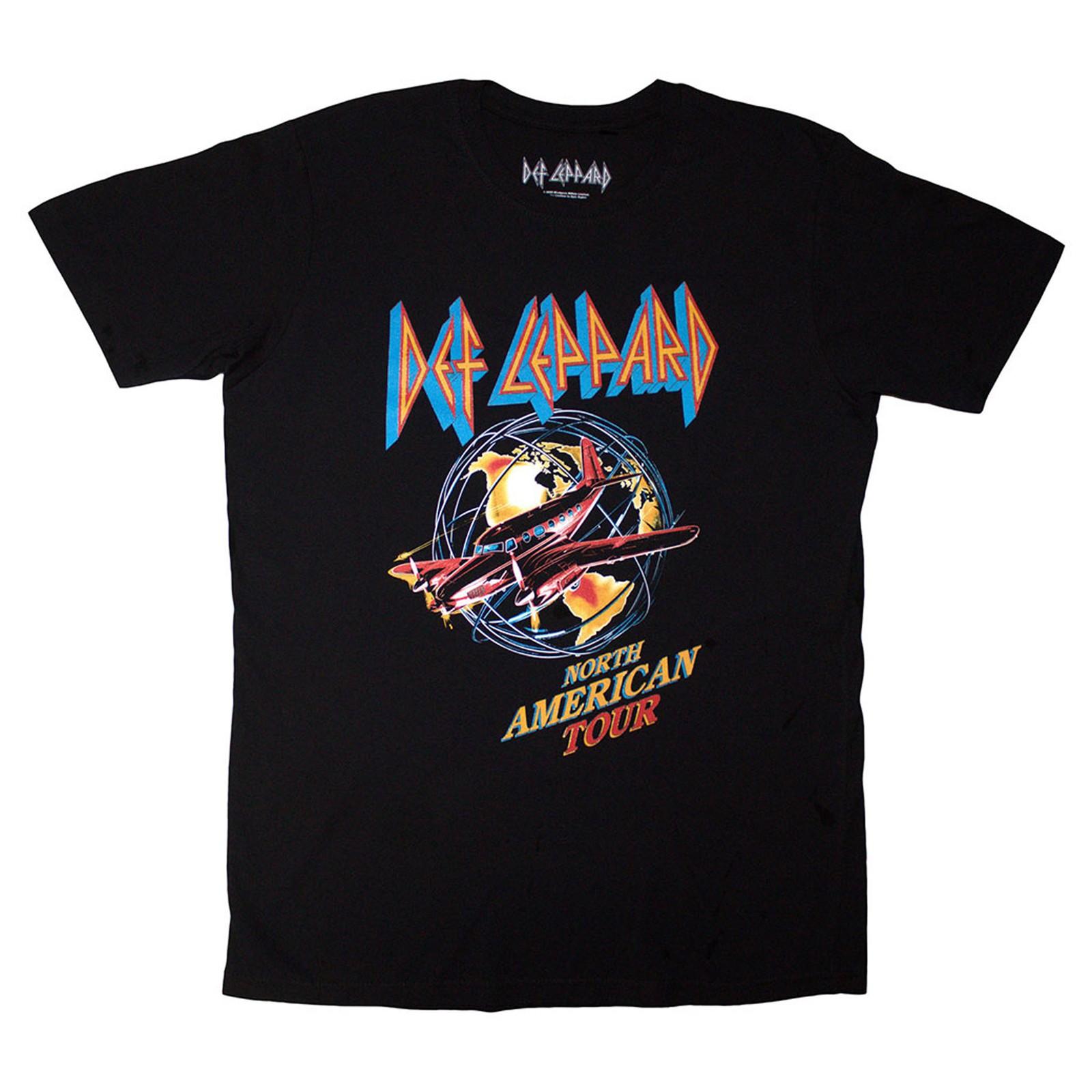 Def Leppard North American Tour T Shirt L