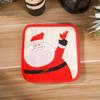 Grenzüberschreitendes Weihnachts-Schneemann-Tischset und Topfhandschuh-Set