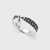 Musee.Art Gothic Square Flower Couple Ring (Women'S) (Type A)