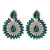 Crystal Rhinestone Ear Drop Elegant Sunflower Earrings Exquisite Droplet Earrings  for Girls
