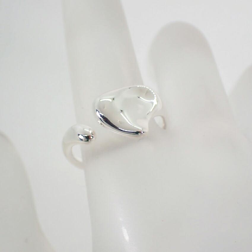 [Used] TIFFANY 925 Heart Ring / Size 12 / j9-6