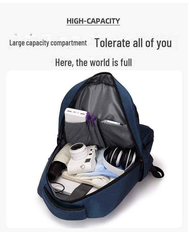 High-End Fashion Backpack: Versatile and Waterproof for Business, Travel, School, and Commuting