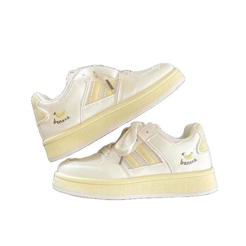 Dopamine Platform White Shoes Children's Tide Versatile Niche Bread Shoes Casual Board Shoes Spring and Summer Women's Shoes
