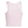 Adidas Climacool Daily Bra Tank Light Support Quick-Dry Versatile Comfortable Fitted Sports Vest Women Tops Clear-Pink White KC2470