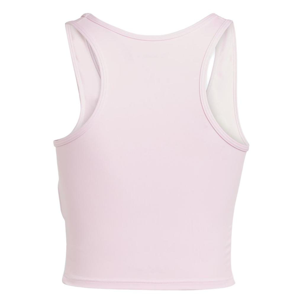 Adidas Climacool Daily Bra Tank Light Support Quick-Dry Versatile Comfortable Fitted Sports Vest Women Tops Clear-Pink White KC2470