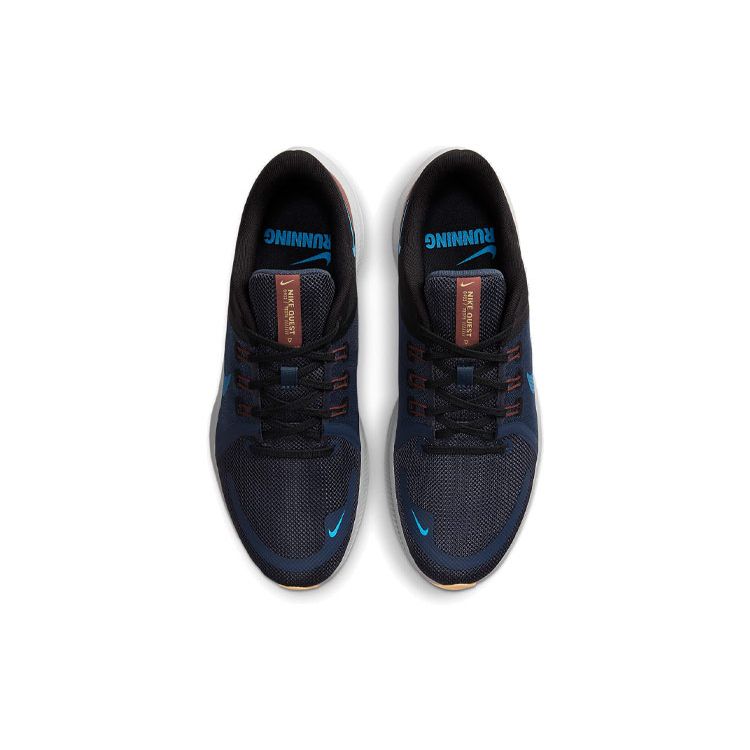 Nike Quest 4 Thunder Blue Men Sneakers Black Grey-Fog Light-Photo-Blue DA1105-400