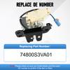 Car Tailgate Boot Trunk Door Lock Latch Actuator 2P for Honda Pilot 2003-2008 Acura MDX 2001-2006 74800S3VA01