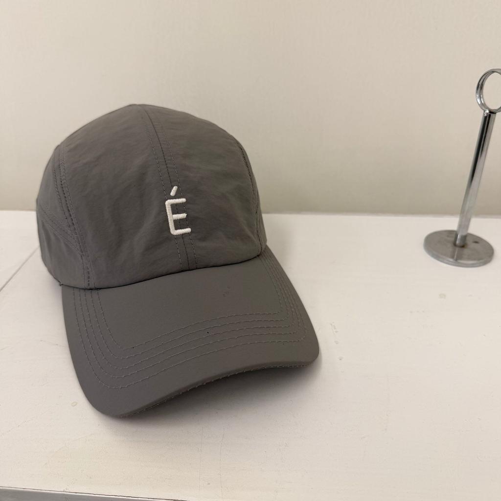 E Letter Embroidery Thin Drawstring Quick-drying Baseball Cap Men's and Women's Spring and Summer Outdoor Sports Sunshade Cap