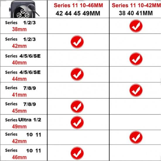Waterproof Cover+Glass for Apple Watch 11 10 Case 46mm 42mm 45mm 41mm 44mm Hard PC Screen Protector for iWatch 9 8 7 6 5 4 SE 7