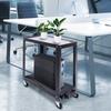 AV Cart, Media Cart with Power Strip, Presentation Cart with 2 Shelves, Duty Av Cart Fit for Offices and Schools Plugboard