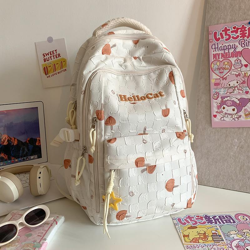 Children's Schoolbags Elementary School Girls Junior High School Girls Letters High Looking Dirty Resistant Backpack