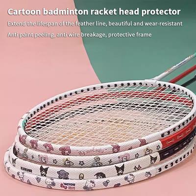 1Pc Cartoon Self Adhesive Badminton Racket Protect Tape Anti Paint Off Tennis Racket Frame Edge Protection Stickers