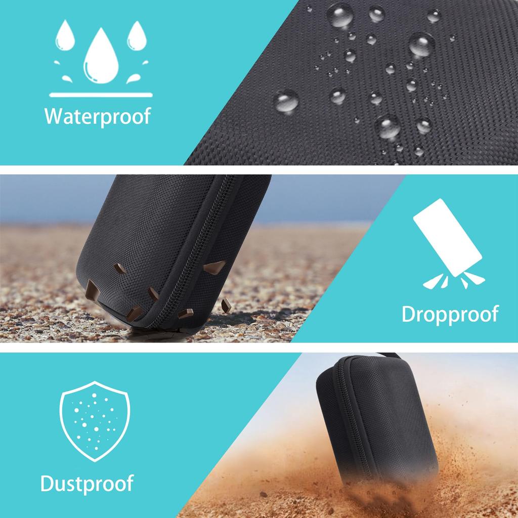 (Case Only) Storage Case for TP-Link WiFi AX1500 Wireless LAN Router TL-WR1502X/A, Black - Aenllosi