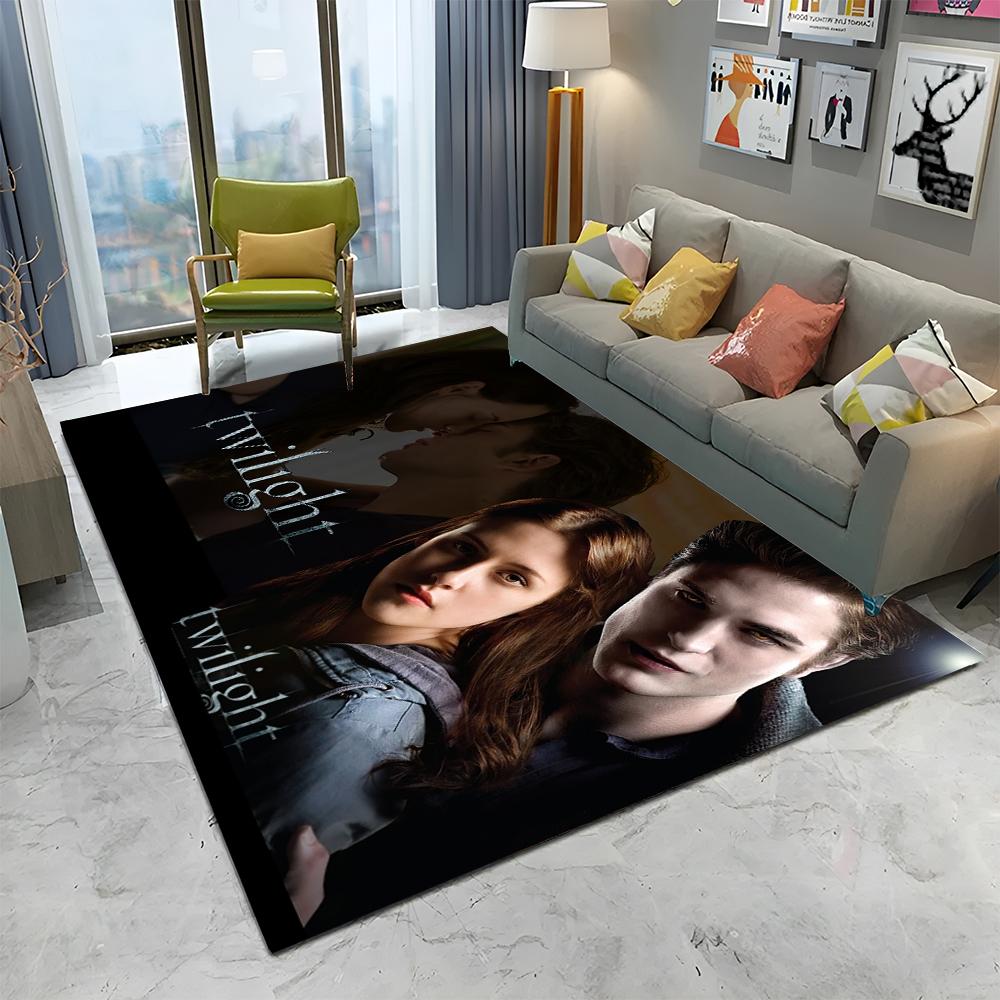 3D-Druck The Twilight Saga HD Teppich für Zuhause Wohnzimmer Schlafzimmer Sofa Fußmatte Dekor, Kinder Spielbereich Teppich Rutschfeste Bodenmatte