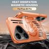 For Huawei Pura 90 Pro Max Ultra-thin Heat Dissipation Magnetic Case For Huawei Pura 90ProMax Magsafe Metallic Paint Hard Cover