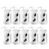 10pcs Reusable Electrode Pad Soft Self Adhesive Therapy Electrode Patch Replacement Accessory 2mm