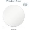 6PCS Acrylic Round Mirrors 6 Inch Round Adhesive Mirrors Non Glass Rounds Mirror Acrylic Mirror Wall Stickers Self Adhesive for Classroom Preschool
