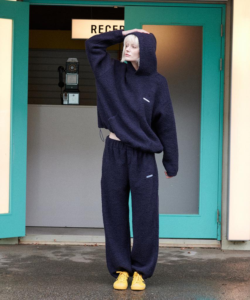GREENBUTTER Teddy Wool Pants (Navy)