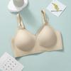 Small Bust Push Up Seamless Soft Support Bra, Anti-Sag Side Gathering Wireless Women's Bra
