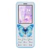 2G Phone Slim 2.4 Inch HD Color Screen Dual SIM Dual Standby Senior Cell Phone with Big Buttons Flashlight FM