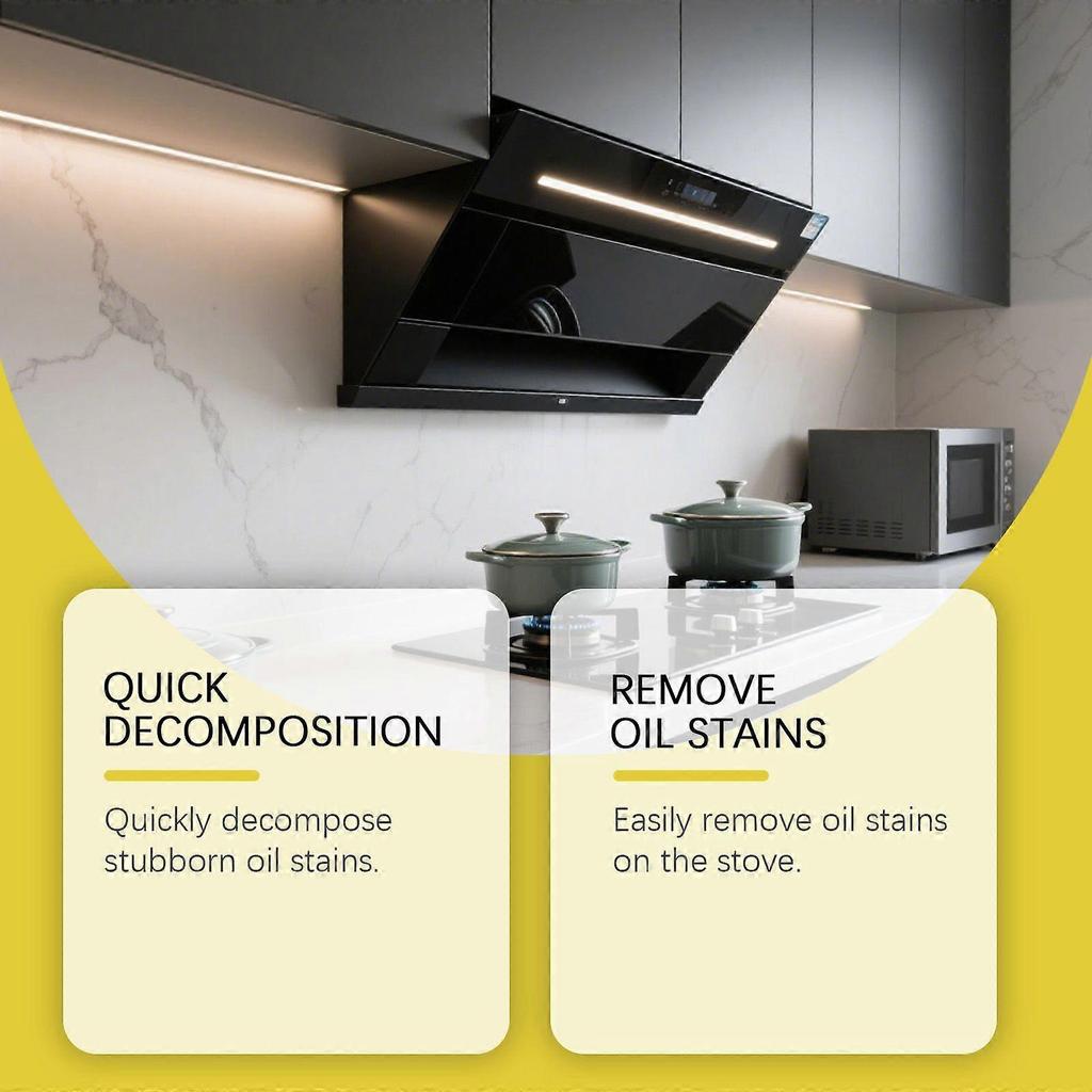 Oil Stain Cleaner Spray For Daily Maintenance Of Oil Stains And Dirt On Household Kitchen Stoves And Range Hoods
