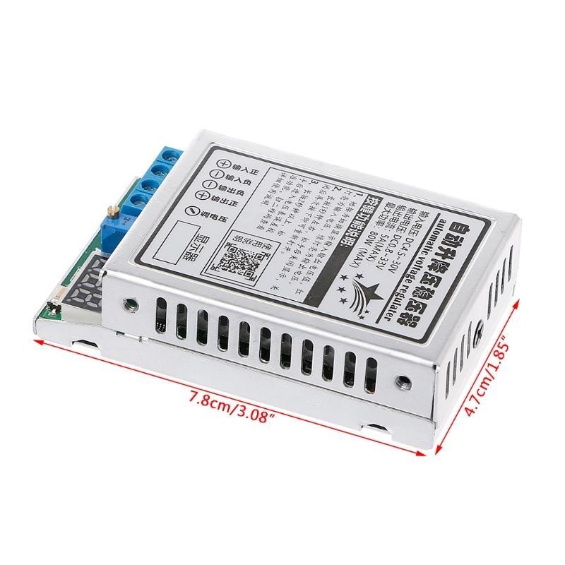 

DC-DC Automatic Step Up and Down Regulator Module Stabilizer 7A/80W Power Module 12V срібний