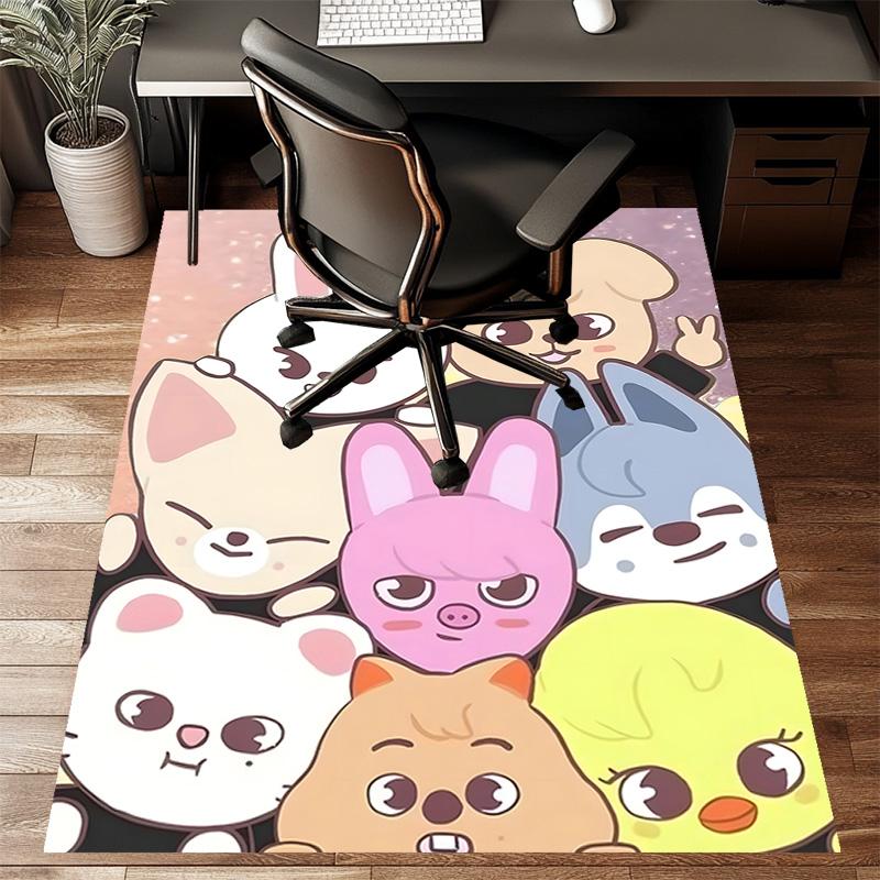 1pc Kpop Team1 Design Printed Area Rug Carpet for Bedroom Living Room Home Decor Rugs Mat Non Slip Mat Rug for Bedside