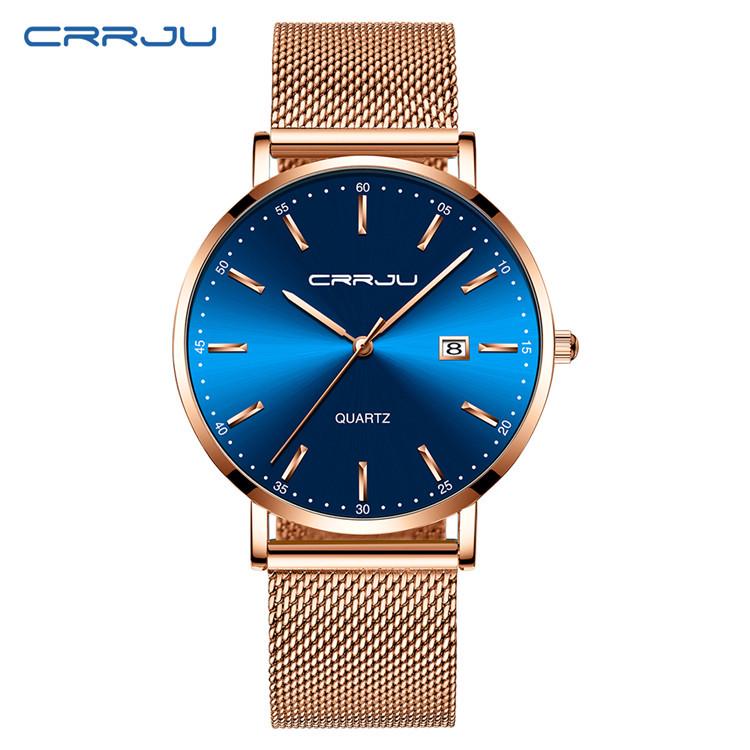 CRRJU 2161 Men's Starry Sky Fashion Watch - Simple Business Design