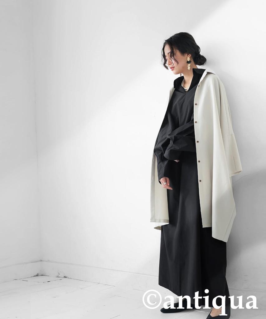 Antiqua Raglan Sleeve Regular Size Black Women's Dress, PY-00779, (S-L), 05,