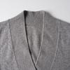 Northern Deer Merino Wool V-Neck Sleeveless Vest