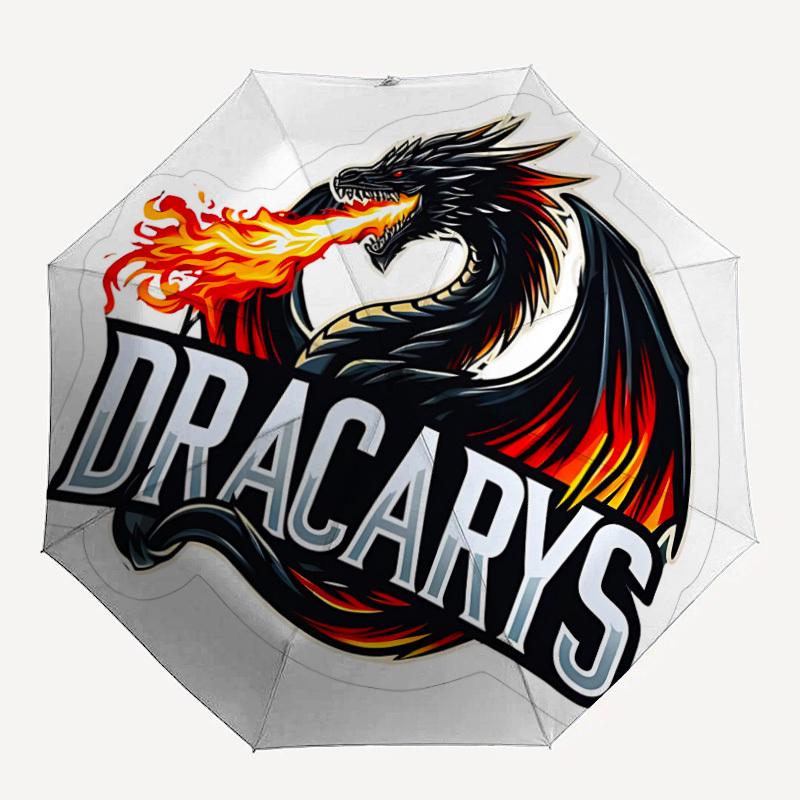 

1pc Dracarys Automatic Opening/closing Umbrella, Foldable Sunshade, Perfect Gift for Friends, Durable Plastic Handle yy250808102