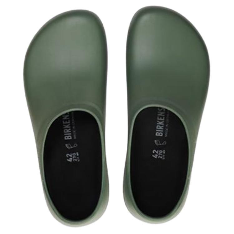 Birkenstock Profi Birki Chef Shoes Unisex Green Regular Loose Fit 1028870