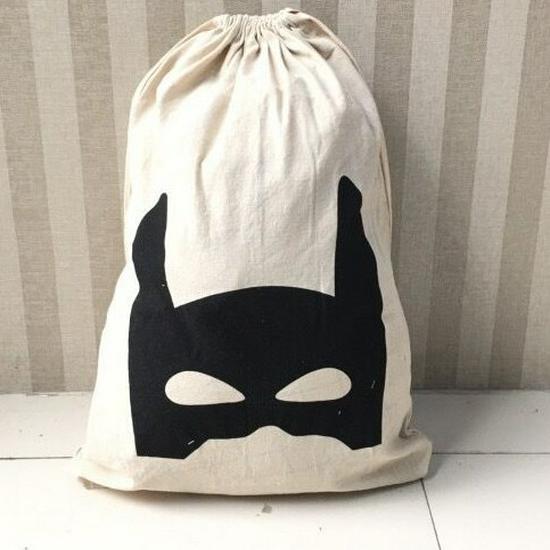 Custom Logo Cotton Drawstring Canvas Pouch - Clothes Storage Linen Bag