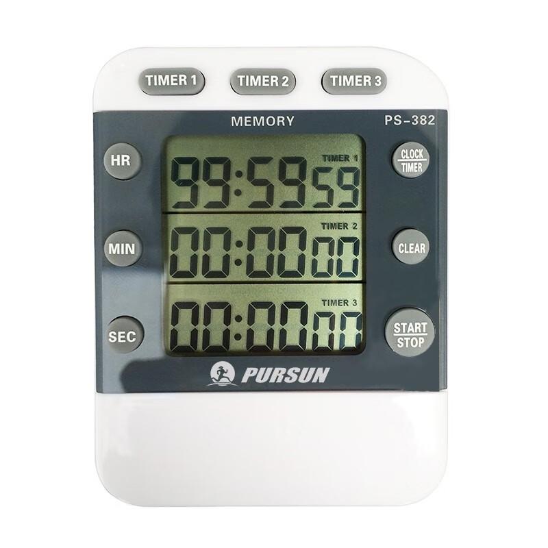 PURSUN PS-382 Three-Channel Digital Timer with Clock