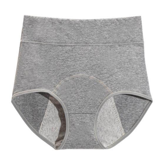 Frauen Höschen Einfarbig Plus Größe Weichen Hintern-angehoben Hohe Taille Nahtlose Elastische Periode