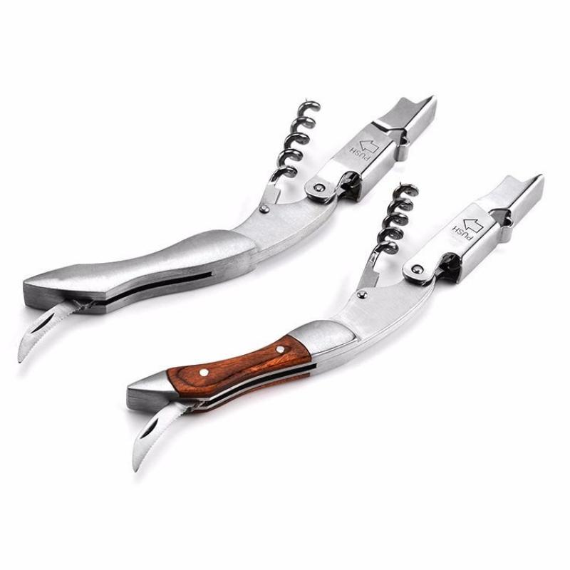 Multifunction Stainless Steel Wine Opener Portable Screw Corkscrew Bottle Opener Kitchen Bar Tools Accessories