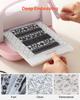 VEVOR Embossing Folders, 15 Pieces, 105 x 148 mm, Background Embossed Plates for VEVOR Die Cutting and Embossing Machine