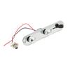 Chrome Plated Metal 3 Way Switch Prewired Control Plate for Tele Guitar Replacement Parts