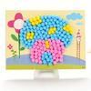3Pcs DIY Plush Ball Art Kit - Animals Felt Mosaic Puzzle Crafts for School Projects, Creative Home Wall Decor, Relaxing  ZSY