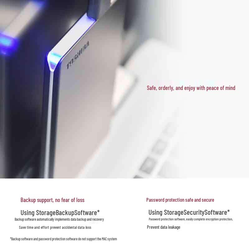 TOSHIBA Slim Series Portable External Hard Drive