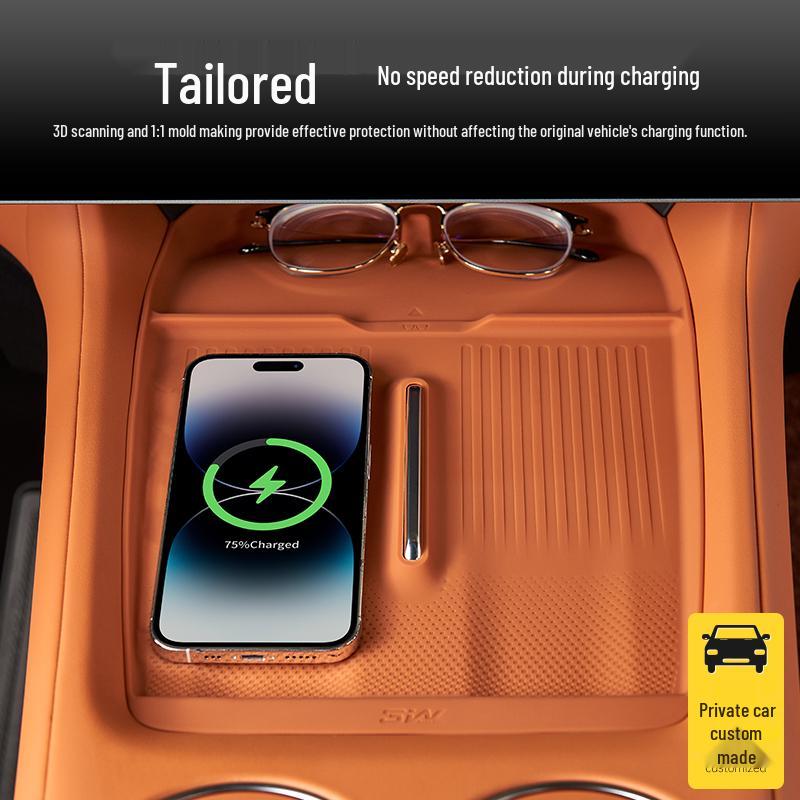 Xiaomi YU7 SU7 Auto-Getränkehalter Silikon Kabelloses Ladepad